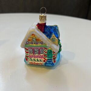 Christopher Radko Petite Gingerbread Chapel 3" 1999 Christmas Ornament